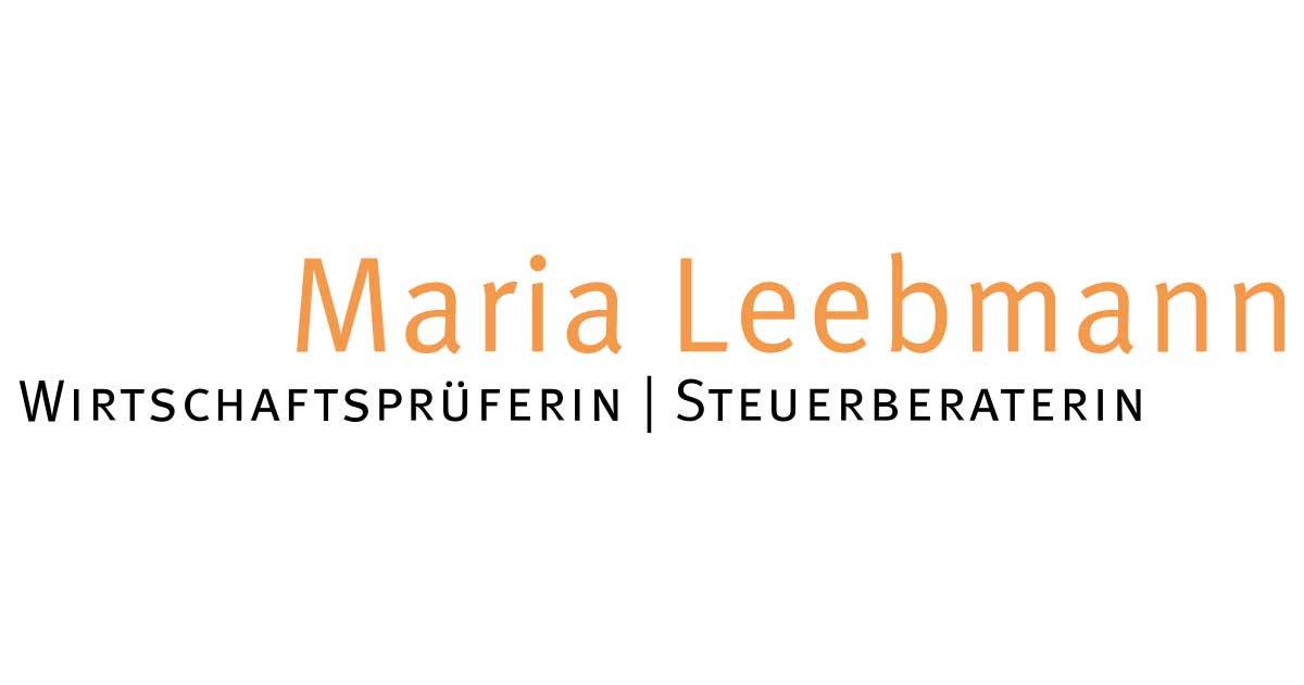 Dipl. - Kffr. Maria Leebmann Steuerberaterin | Wirtschaftsprüferin